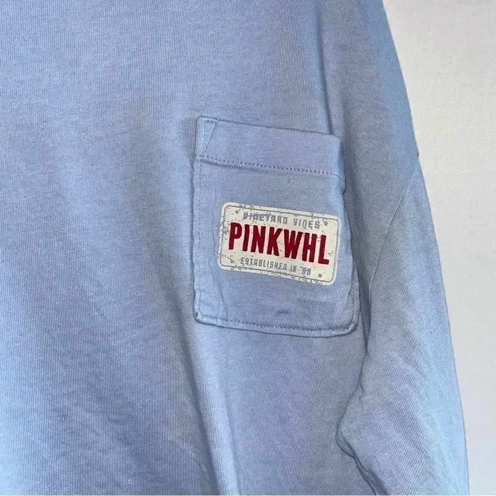 Vineyard Vines Blue Long Sleeve Whale T-Shirt